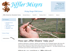 Tablet Screenshot of jifflermixer.com